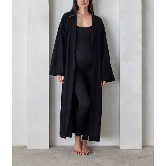 Bumpsuit 'The Grace' Black Wool Coat Size OS - NWT